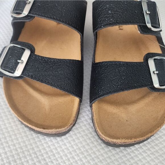 DUCCELLI Made in Italy Jaimee leather comfort lagenlook buckle Sandals - Picture 5 of 7